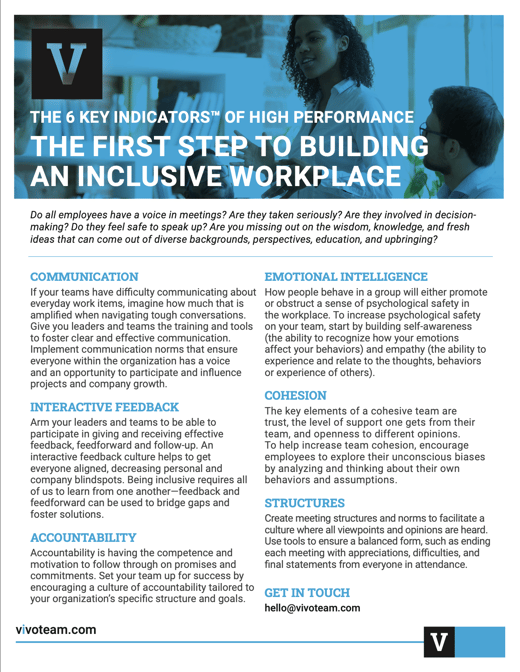 Building an Inclusive Workplace