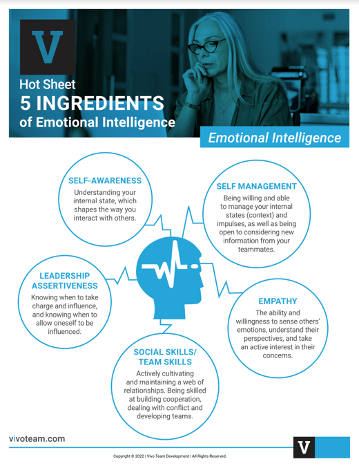 5 Ingredients of Emotional Intelligence Hot Sheet