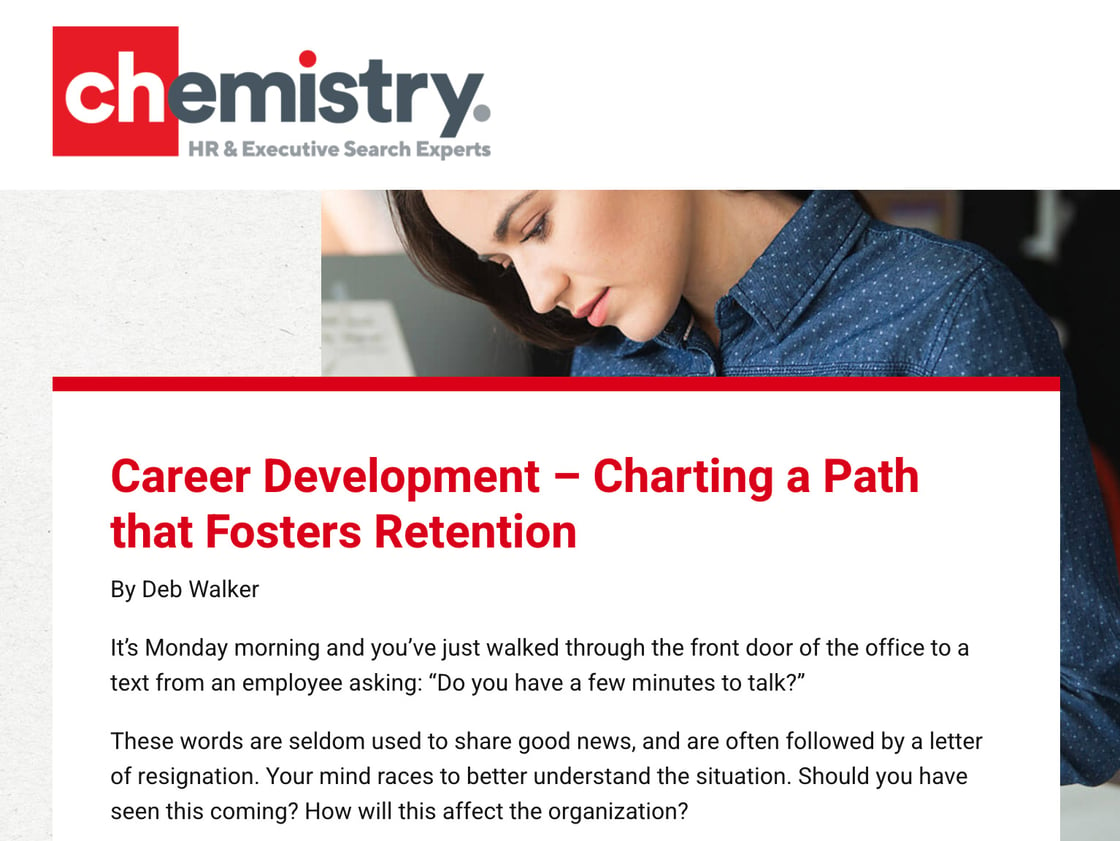 Career Development - Charting a Path that Fosters Retention